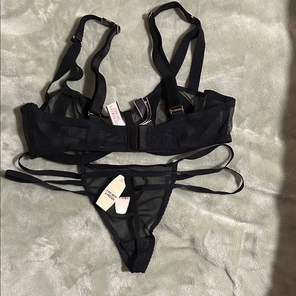 Victoria's Secret Black Sheer Set - Picture 2 of 3